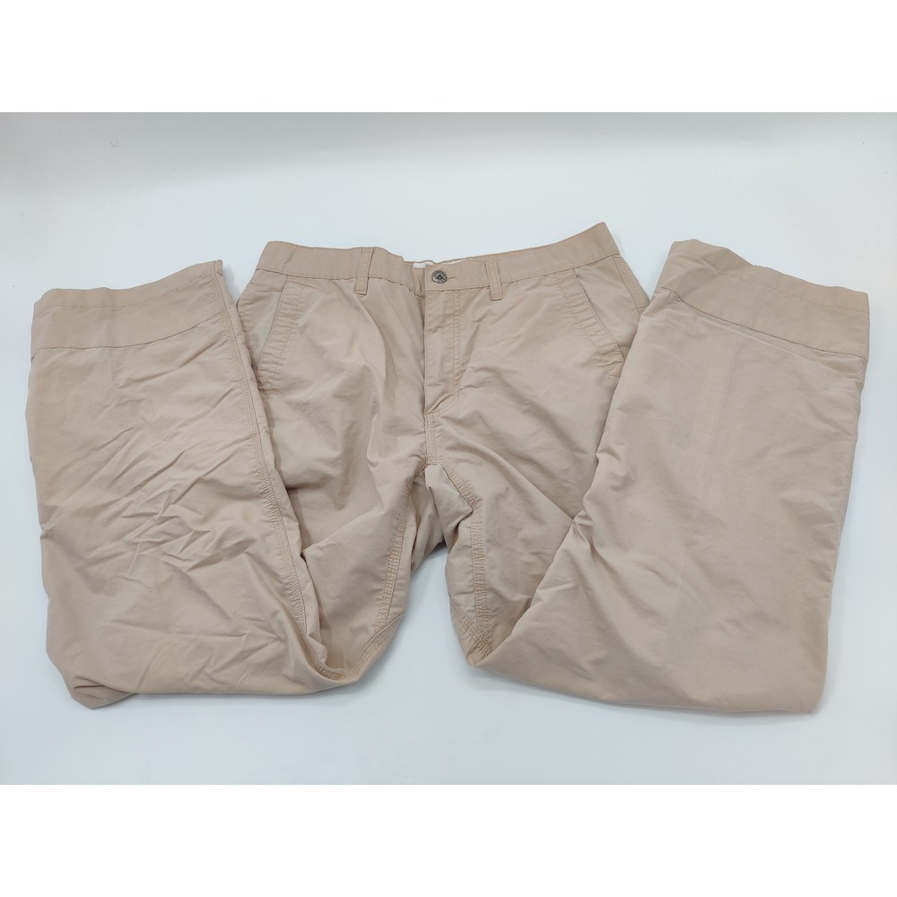 Mountain Khakis Jackson Hole Wyoming Mens 34x30 Tan Cotton Blend Chino Pants